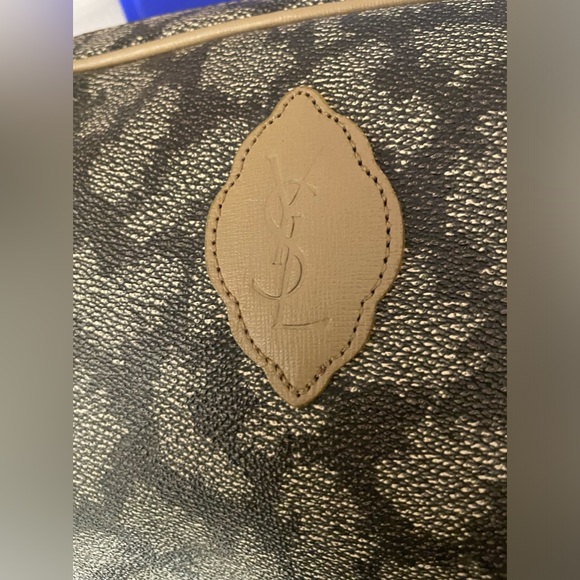 Yves Saint Laurent Vintage Clutch/Toiletry Pouch | Giraffe Print 🦒 Pristine! - Picture 3 of 8